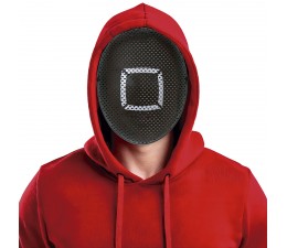 Maschera in plastica ispirata a SQUID GAME – soldato quadrato GUIRCA -8434077640005