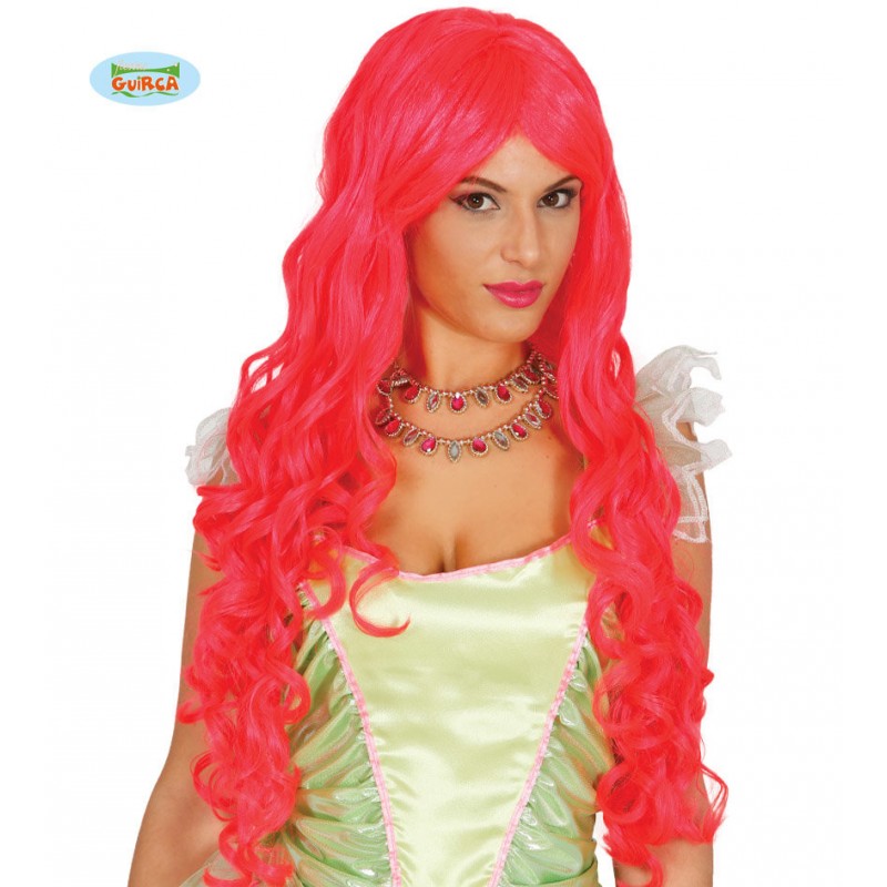 Parrucca LUNGA ROSA – GUIRCA – 8434077045886 - immagine 2