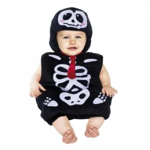 COSTUME HALLOWEEN -i I teneri saccotti -SCHELETRINO – 6-12 mesi -8032684300062