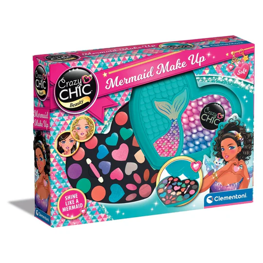 Mermaid Make Up – Trousse Trucchi Sirena – Crazy Chic – Clementoni – 8005125187812 - immagine 2