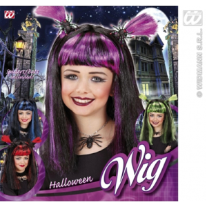 Parrucca Streghetta con codine bambina 8003558062942