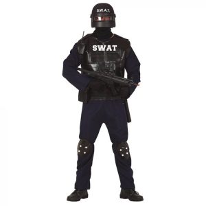Costume Agente Swat Adulto – Guirca – Taglia L – 8434077866108
