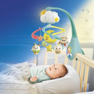 Sweet And Dream COT Mobile – Clementoni – Giostrina Elettronica Primi Mesi per Culla O Lettino, per , Luci E Suoni, Giostrina Neonato 8005125177103