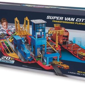 Micro Mascines Super City van Playset – Grandi Giochi – MCM03000