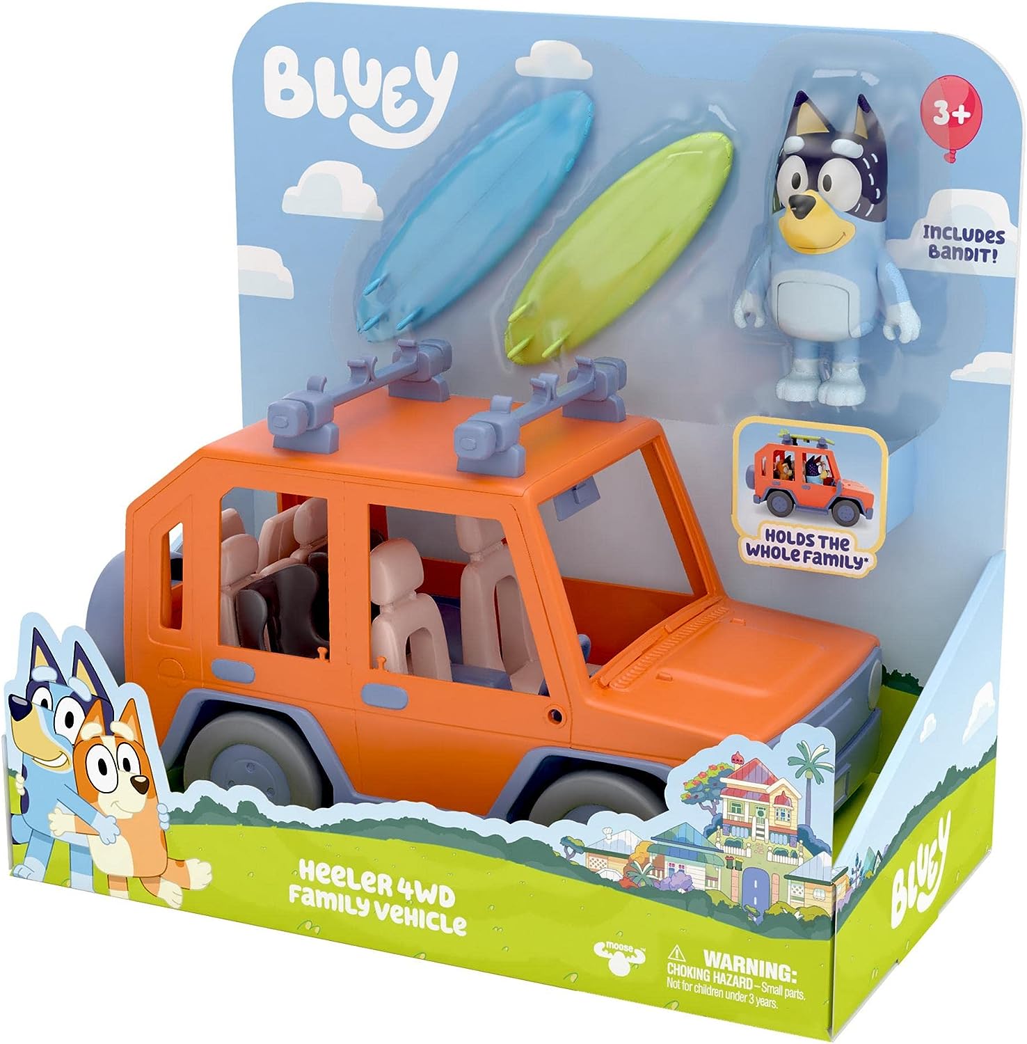 Bluey – Il veicolo della famiglia Heeler 4WD con papà Bandit – BLY03000 - immagine 2