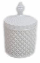 Candela cristal profumata 11 x 7 cm. col. bianco 48 pz. - immagine 2