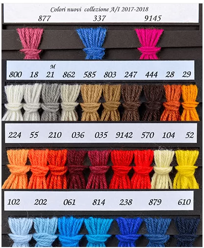 Witico 50% Lana 50% acr. 10 gomitoli colore 875 Grigio antracite gr. 50 - immagine 4