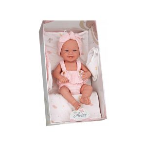 Zoe. Bebè Reborn in vinile con fasciatoio 42 cm – 65371 – 8427614653712